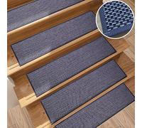 YTBHSHXZ peldaños, 4 Protectores autoadhesivos for escaleras, Alfombra Antideslizante for Interiores, Ideales for Ahorrar Espacio(C)
