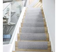 YTBHSHXZ peldaños, Alfombra Antideslizante for Interiores, Ideal for escaleras, for niños, Ancianos y Mascotas(3,10PCS)