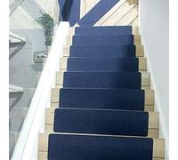 YTBHSHXZ peldaños, Alfombra Antideslizante for Interiores, Ideal for escaleras, for niños, Ancianos y Mascotas(2,3PCS)