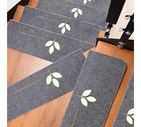 YTBHSHXZ peldaños, Juego de 15 alfombras Luminosas 9 x 22 Pulgadas for escaleras Interiores, Ideales for Colocar sobre peldaños(1)