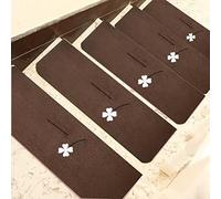 YTBHSHXZ peldaños, Juego de 15 Piezas, tapetes Lavables for escaleras, Protectores Seguridad for(Dark Coffee 4,70x22+4.5cm)