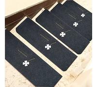 YTBHSHXZ peldaños, Juego de 15 Piezas, tapetes Lavables for escaleras, Protectores Seguridad for(Dark Grey 4,70x22+4.5cm)