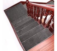 YTBHSHXZ peldaños, Juego de 5 alfombras Autoadhesivas for Interiores, Ideales for escaleras y Otras Necesidades Seguridad for Personas Mayores, niños Mascotas(2,65 * 24+3cm)