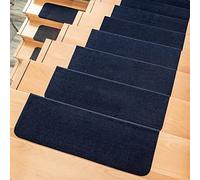 YTBHSHXZ peldaños, Paquete de 15 Unidades alfombras Autoadhesivas Antideslizantes for escaleras 9" x 22" (23 56 cm), Ideales for niños, Ancianos y Mascotas(2)
