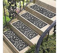 YTBHSHXZ peldaños, Peldaños de Goma for escaleras, Antideslizantes for Exteriores, Juego 4 tapetes for