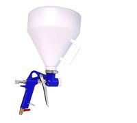 YTBHSHXZ, Pistola pulverizadora de aire con tolva, herramienta for texturizar pintura, pulverizador de pintura for paredes de yeso con 3 boquillas(Set2)