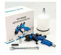YTBHSHXZ, Pistola pulverizadora DT188 con boquilla de 1,4 mm, aerógrafo a base de agua for pintar coches.(Blu)