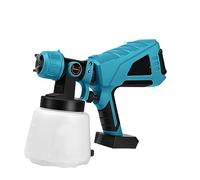 YTBHSHXZ, Pistola pulverizadora eléctrica inalámbrica de 18 V y 1500 W, pulverizador de pintura de alta potencia for muebles de automóvil, revestimiento de acero, aerógrafo for batería de 18 V