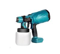 YTBHSHXZ, Pistola pulverizadora eléctrica inalámbrica for pintar muebles de automóvil, revestimiento de acero, aerógrafo compatible con batería de 18 V(1 Small Battery)