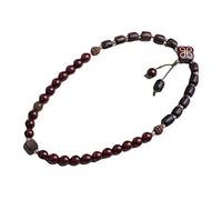 YTBHSHXZ Pulsera de cuentas madera doble capa 8 mm, delicada pulsera oración budista for yoga, meditación, canto y mala