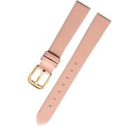 YTBHSHXZ Pulsera de cuero for reloj 6 mm a 18, tamaño pequeño, repuesto for mujer, accesorios(Red Rose Gold,16mm)