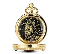 YTBHSHXZ Reloj de Bolsillo y Cadena, Anime Sailor Moon Reloj de Bolsillo Cadenas Niñas Relojes de Bolsillo de Cuarzo Vintage Hombres Mujeres Fans Regalos