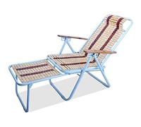 YTBHSHXZ Silla de bambú Ajustable for Ocio, Playa, balcón, hogar, portátil, 56 cm Ancho, Duradera