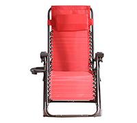 YTBHSHXZ Silla de salón for Adultos, Silla Oficina, Plegable for Exteriores, Siesta, for el Almuerzo, 94 x 66 110 cm, Duradera(Red)