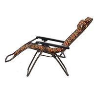 YTBHSHXZ Silla for Personas Mayores, sillón de Playa for Exteriores con Soporte reclinable, Silla multifunción for Adultos, Plegable y Perezosa(Multi Colored)
