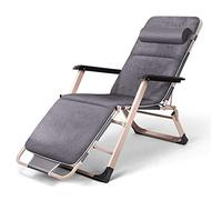 YTBHSHXZ Silla Plegable, de Oficina, for la Siesta, for Ancianos, for el Ocio, for Embarazadas, for Playa, 100 x 60 118 cm, Duradera