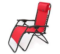 YTBHSHXZ Silla Plegable for el Almuerzo, Silla for la Siesta Infantil, de Oficina Femenina, 151 x 62 75 cm, Duradera(Red)