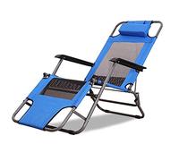 YTBHSHXZ Sofá de Oficina, Silla for Embarazadas, balcón, hogar, Ocio, Mecedora for Personas Mayores, Plegable multifunción, se Puede convertir en Cama, 3 Colores Opcionales(Blue,96cm)