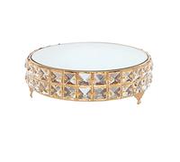 YTBHSHXZ, Soporte de Cristal for postres de Boda, Soporte de exhibición, Adorno for Postre, Soporte for té frío, Organizador de cosméticos, Bandeja for Pasteles