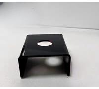 YTBHSHXZ, Soporte de exhibición de Grifo de Drenaje de Piso de acrílico, Placa Colgante de Grifo de baño, Soporte de exhibición Transparente de Pared(Black,Style 4)