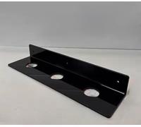 YTBHSHXZ, Soporte de exhibición de Grifo de Drenaje de Piso de acrílico, Placa Colgante de Grifo de baño, Soporte de exhibición Transparente de Pared(Black,Style 6)