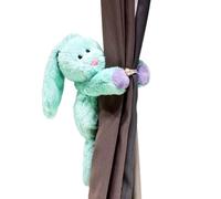 YTBHSHXZ Sujetacortina con Correas y botón elástico for Decorar Peluches Suaves(Green,2)