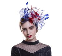 YTBHSHXZ， Tocados de boda con plumas, pinzas for el pelo, horquillas, sombreros, accesorios for cócteles y fiestas de té.(A)