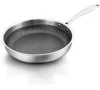 YTBHSHXZ wok, Apto for todo tipo de cocinas, incluidas las inducción | Acero inoxidable(30cm)