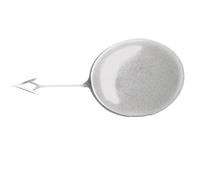 YTdhfDGJ Tapa Gancho Remolque Parachoques Delantero Tapa Gancho Remolque Ojo Gancho Remolque Tapa Remolque Transporte Embellecedor para Chevrolet para Malibu (Plata)