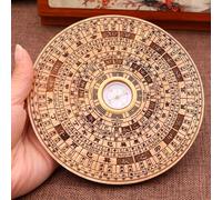 YTDJJWLS Disco Feng Shui de madera de melocotón de 15 cm, alta precisión, brújula profesional de Feng Shui para decoración del hogar