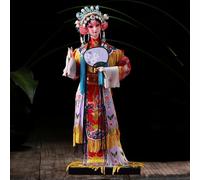 YTDJJWLS Figura de muñeca de la ópera de Pekín de 12 pulgadas, hecha a mano
