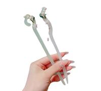 YTDJJWLS Horquilla de jade blanco estilo antiguo, accesorios para el cabello, horquilla china Hanfu, 1 unidad (paquete de 1)