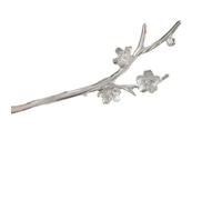 YTDJJWLS Horquilla para el pelo Hanfu con diseño de flor de ciruela, 1 unidad, color blanco