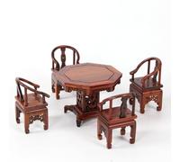 YTDJJWLS Ming Qing - Muebles en miniatura modelo ocho inmortales decoración de mesa