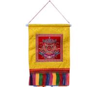 YTDJJWLS Murales de estilo étnico tibetano de 48 cm, murales para dormitorio, características tibetanas, suministros para sala budista