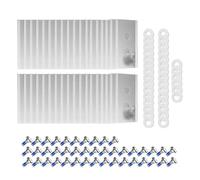 YTEGSAQSXC Cuchilla De Cortacésped 24/30 Uds. Robot Universal De Alta Resistencia, Accesorios for Cortacésped, Cuchilla De Repuesto, Cortacésped Robot De Jardín(Silver 36pcs)