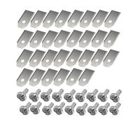 YTEGSAQSXC Cuchilla for Cortacésped, Compatible con Husqvarna Automower Compatible con Accesorios De Reparación De Cortacésped Robótico Gardena Cuchilla De Corte De Acero Inoxidable(30PCS Silver)