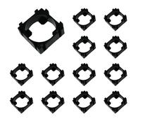 YTgilo 100 unidades 18650 de un solo agujero para batería de litio, soporte de conexión de batería de iones de litio