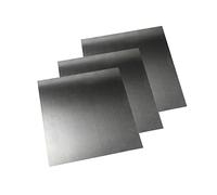 YTGZS 1060 Placa de Aluminio Plancha Aluminio Chapa de Aluminio Plata Hoja de Aluminio Fino para Maquetas de Construcción Espesor 0.6mm a 6mm,Largo 200mm Ancho 200mm,3 Piezas,1.2mmx200mmx200mm