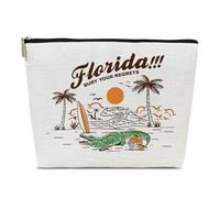 Ythuil Florida Gifts - Bolsa de maquillaje con texto en inglés "I Need To Forget, Take Me To Florida", organizador de viaje para niñas, regalos de viaje para mujeres, amigas, amantes de los viajes
