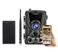 YTLJJ App 4G Cámara de Caza 1080P 16MP con Servicio en la Nube, cámara infrarroja Invisible fotográfica gsm MMS, 940nm IR Leds visión Nocturna 65ft/20m con batería de Litio de 5000mAh