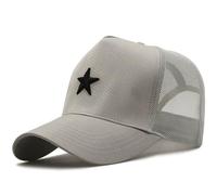 YTNKIV Big Head Hat XXL Unisex Oversize Baseball Cap Large Head Hat Unisex Sun Hat Plus 23.6"-25.5" (60-65cm), Gris,claro, 8