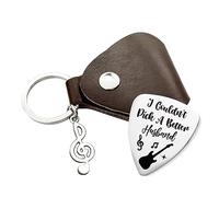 YTNONT Púa de guitarra con texto en inglés "I Couldn't Pick a Better Husband", ideas de regalo de cumpleaños y día de San Valentín de esposa, regalo significativo para músicos, guitarristas, maridos,