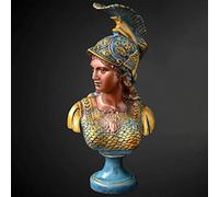 YTOOZ Escultura de la Diosa Romana de la Sabiduría,Colección Superior Diosa Griega Atenea Busto Estatua,Diosa de la Guerra,Sabiduría y Justicia Colorido 17x12x34cm(7x5x13inch) Regalo de la Novedad