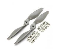 YTrBXZ 2pcs Estilo hélice 4. 7x4 7 5x5 6x4 7x5 8x4 8x6 9x4 5 9x6 10x5 10x7 Nylon Compatible con RC Airplane Smider Drone y Aircraft Modelos(2PCS 10X7INCH)
