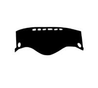 YTREAMC para Nissan Cube Z12 15G 2008-2023 Cubierta Salpicadero Coche Estera Tablero Parasol DashMat Lhd Cuero Gamuza Revestimiento Interior(RHD,Black Leather)