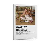 YTRENENRYRY Póster de Valley of The Dolls de estilo vintage, lienzo estético, póster de música y películas, decoración para sala de estar, dormitorio, 40 x 60 cm, estilo marco
