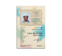 YTRENENRYRY Póster vintage con texto en inglés "Call Me If You Get Lost" para pared, lienzo, estético, póster de música y películas, decoración para sala de estar, dormitorio, 30 x 45 cm, estilo sin