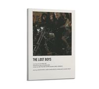 YTRENENRYRY Póster vintage de The Lost Boys para pared, lienzo, estético, póster de música y películas, decoración para sala de estar, dormitorio, 50 x 75 cm, estilo marco