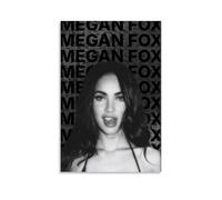 YTRWOEGF Megan Fox - Póster estético para pared, lienzo, decoración vintage, pintura decorativa para sala de estar, dormitorio, 50 x 75 cm, estilo sin marco